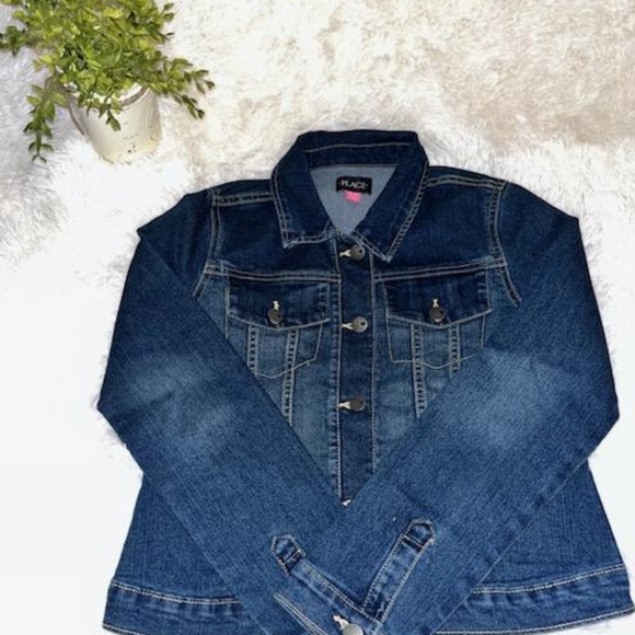 Children's Place XL size 14 jean jacket - Picture 1 of 3